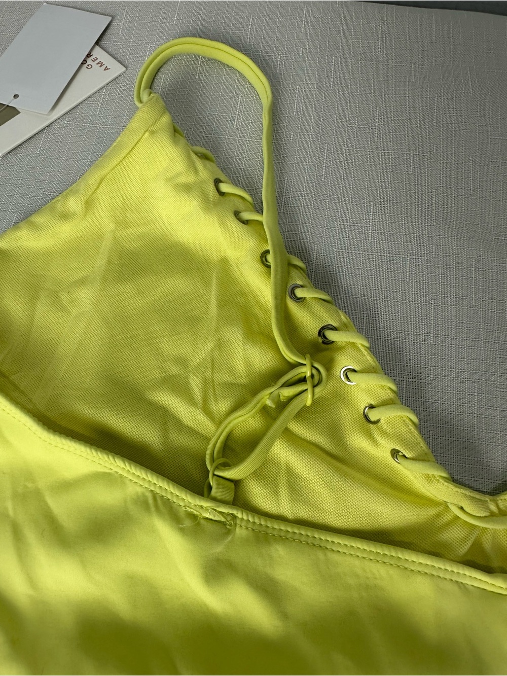NWT Good American Yellow One Piece 5X - Picture 8 of 11